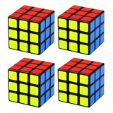Cubo Magico Rubik 3x3 Fidget Toy Divertido Velocidad Ingenio Color De La Estructura Agua