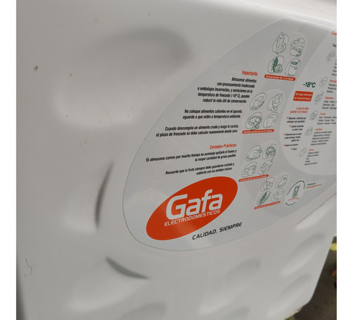 Freezer Gafa Eternity Mod. S 120 Litros Blanco Color Blanco