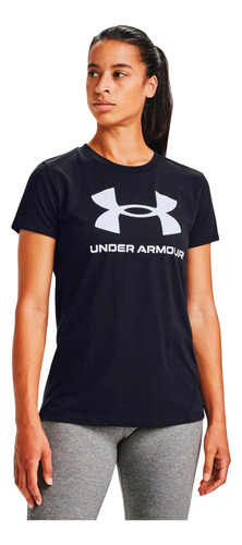 Playera Under Armour Casual Graphic Mujer Negro