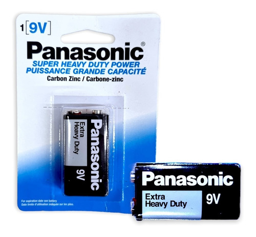 Paquete 50 Pilas 9v Panasonic Fac