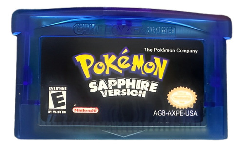 Pokemon Sapphire Game Boy Advance Paralela