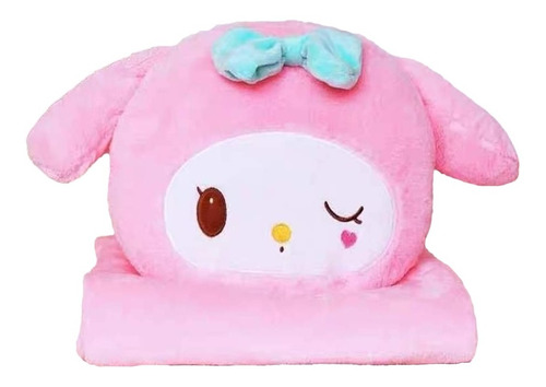 Melody Sanrio Kawaii Almohada Y Frazada De Viaje Muy Suave