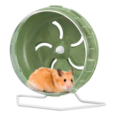 Rueda Silenciosa de Ejercicio para Hámster enano y Jerbo con Soporte | MercadoLibre