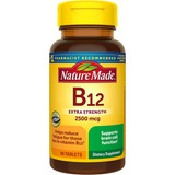 Nature Made Vitamina B12 Extra Fuerte 2500 Mcg 60 Tabletas Sabor No Aplica