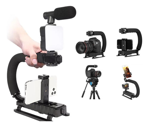 Kit Estabilizador Soporte Para Camara Celular Video Cine