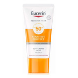 Protector Solar Sun Eucerin Creme Facial 50+ X 50ml