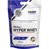 Hyper Whey Protein 1,8kg Isolado E Concentrado - Profit Labs Sabor Coco