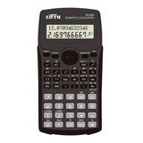 Calculadora Cientifca Cifra Sc-820 Negra Escolar Profesional