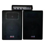 Sistema De Sonido BLG Rmx4212 Dos Parlantes De 12 Y Consola