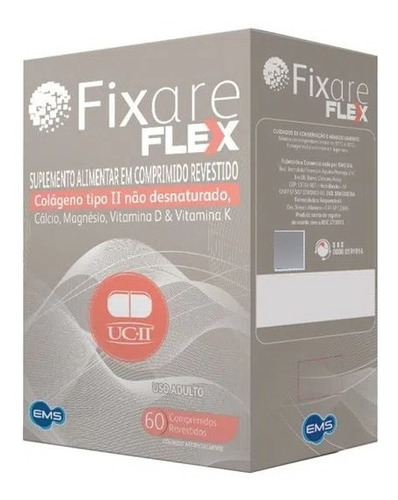 Fixare Flex Suplemento Alimentar Com 60 Comp. Revestidos