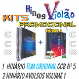 Kits Hinários Cifras Violão Ccb Tom. Original+avulsos Vol. 1