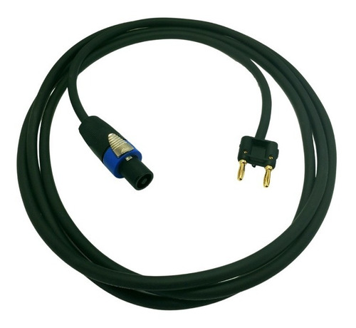 Cable Para Bocina Speakon A Banana 2x14 Uso Rudo De 25 Mts