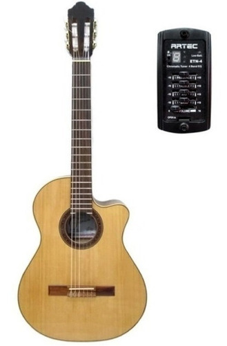 Guitarra Criolla Fonseca Modelo 40kec C/eq Corte Envío Grati