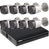 Kit Seguridad Dahua Dvr 16 Ch + 8 Camaras 2mp Ir Ext