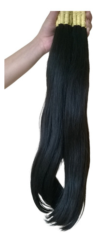 Aplique-mega-hair Humano Liso 65 Cm 50 Gramas.