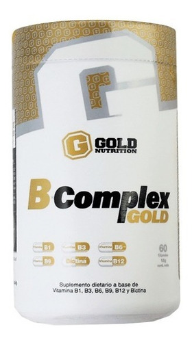 B Complex Gold Vit B Gold Nutrition X 60 Capsulas