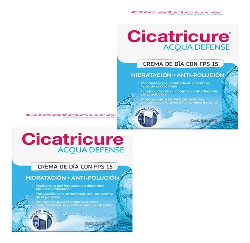 Cicatricure Acqua Defense Proteccion 2pack 50 Gr