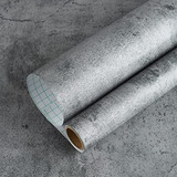 Papel Tapiz - Bayya Concrete Wallpaper Cement Contact Paper 