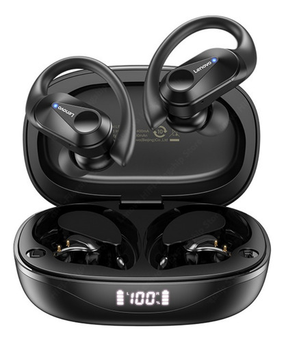 Auriculares Inalámbricos Lenovo Livepod Lp75 Bluetooth Negro