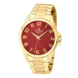 Relógio Champion Feminino Ref: Cn26377v Casual Dourado