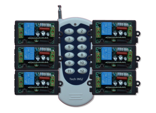 Interruptor Broadlink Rf Kit 6 Receptores Control Remoto 433