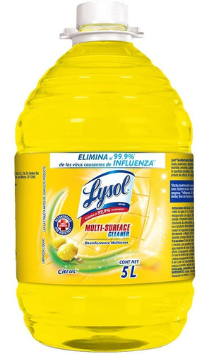 Lysol Desinfectante Multiusos, 5 Litros  Con Envío