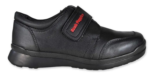 Zapato Niño Hush Puppies 1141 Piel Negro Escolar 18 Al 21.5