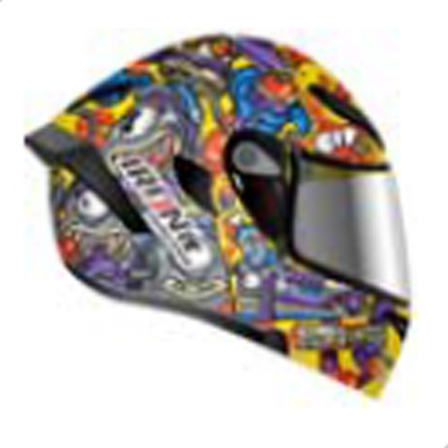 Casco Abatible Dot Ir-121 Street Style Amarillo Talla Xl