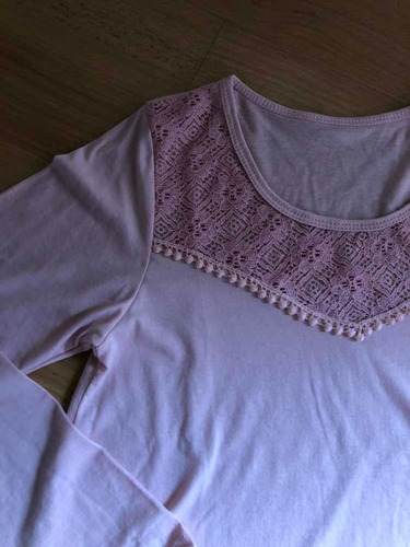 Blusa Manga Larga De Algodón - Broderie