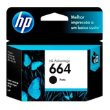 Cartucho De Tinta 664 Negro Hp