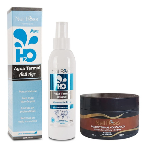 Fango Grande Y Agua Termal Aloe + Algas De Regalo Nell Ross