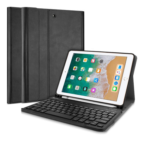 Funda Con Teclado Para iPad 9.7  (6a 5a Gen) Procase DeLG...