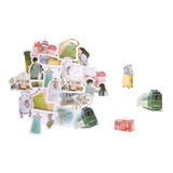 46 Adesivo Washi Decorativo Scrapbook Sticker Planner Viagem