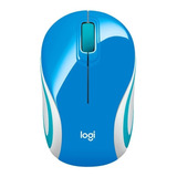 Logitech Mouse Inalámbrico M187 Refresh Blue - Logitech