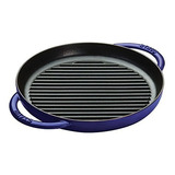 Staub Hierro Fundido Parrilla Puro De 10 Oscuroazul