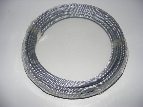 Cable De Acero, 7 X 7 Hilos, Rollo De 15 Mts.de 3/16 