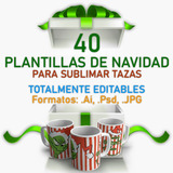 40 Plantillas Navideñas, Paquete Especial. 