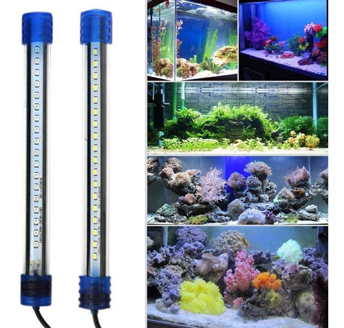 Lampara 36 Led 2835  Sumergible 3w 40cm Tubo Acuario Pescera