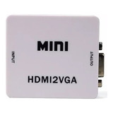 Conversor Adaptador Hdmi A Vga Activo Con Audio 