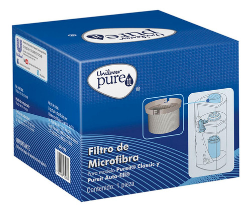 Filtro Microfibra Para Pure It Unilever Classic O Auto Fill