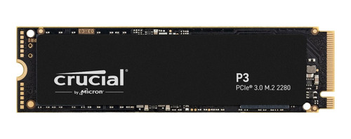 Ssd M.2 Crucial P3 - 500gb - 3500 Mb/s - Pcie 3.0 Nvme