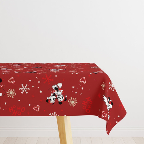 Mantel Navideño Navidad Mickey Minnie Mouse Disney Piñata