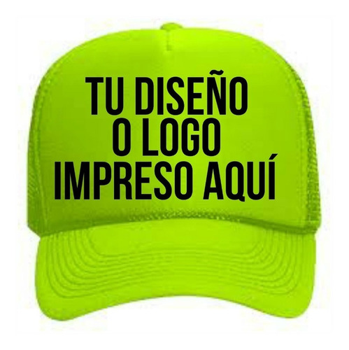 Lote De 4 Gorras Personalizadas Impresión Vinil A Colores