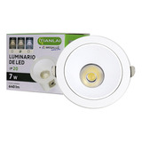 Plafon Led De Piso O Jardin Empotrado Luz Neutral 7w 640lm