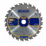 Disco Serra Circular Irwin 184mm 7.1/4 X 18 Dentes Cor Prateado