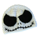 Gorro Gorrito Tejido Bebé Artesanal Jack Skellington Niño