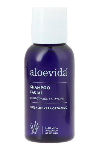 Shampoo Facial Humecta Y Da Suavidad 70% Aloe Vera Orgánico
