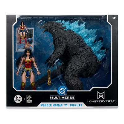 Mcfarlane Dc Wonder Woman Vs Godzilla 2 Pack | Envío gratis