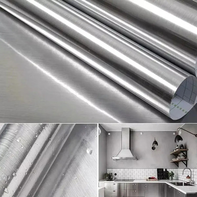 Acero Inoxidable Cocina Decorativo Papel Espejo Y