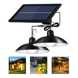 Lampara Doble Solar Led Colgante 240w Plafon + Control